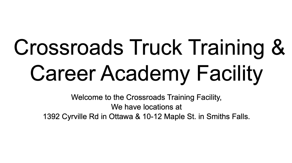 Truck training and Facility